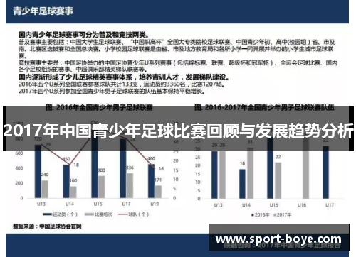 2017年中国青少年足球比赛回顾与发展趋势分析